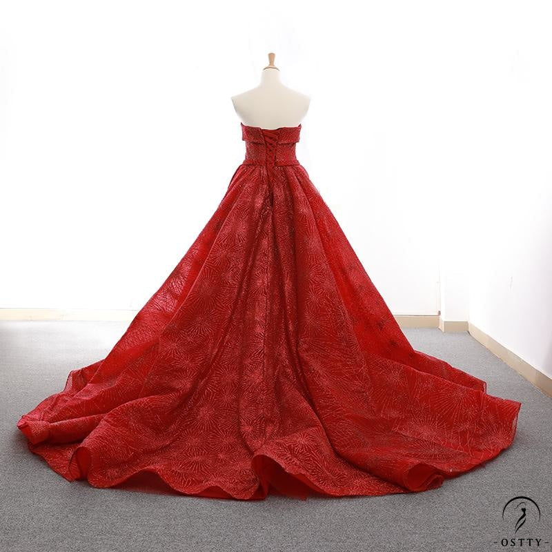 Sexy and high quality red gown for debut or evevning party | Shopee  Philippines